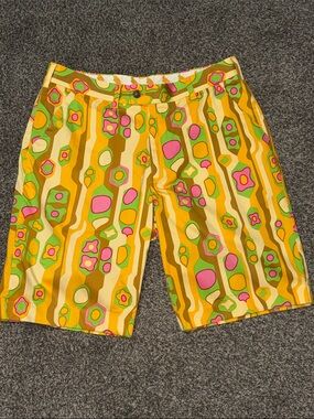 Loudmouth Yellow & Pink Golf Shorts SO FUN!! Men’s size 36